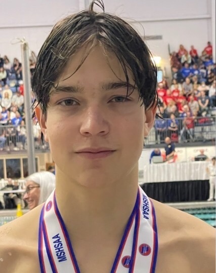 Phineas Theall finished with two all-state medals in swimming
